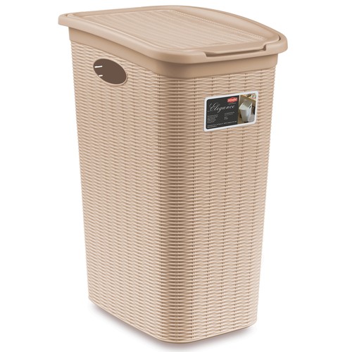 Wäschekorb rattan optik - wäschekorb,