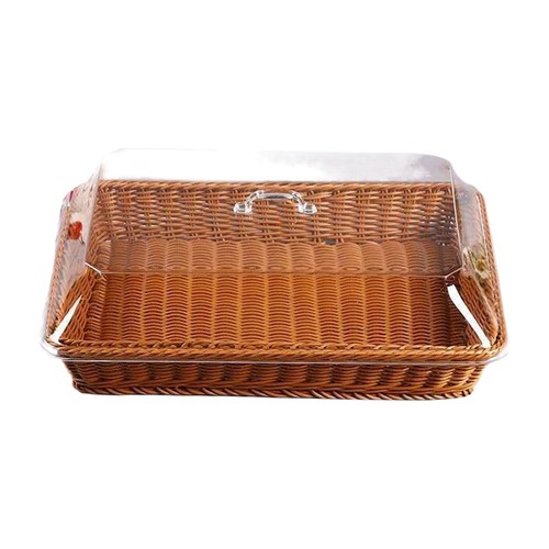 Basket with lid - with, lid,