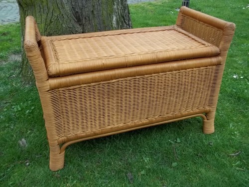 Stool footstool rattan bench - stool,,