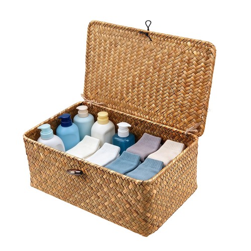 Woven rattan storage - woven,