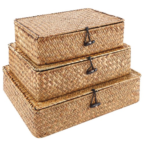 Piece seagrass basket - 3,