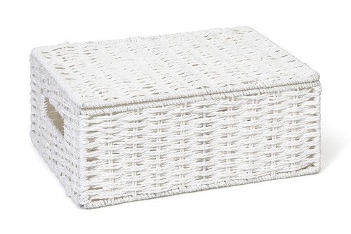 Storage basket with - storage, lid