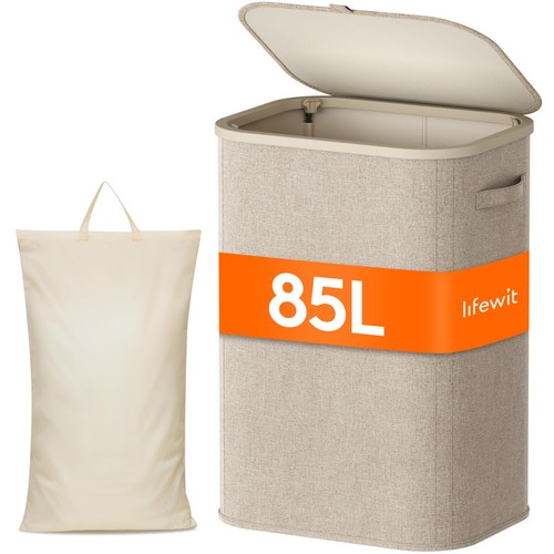 Laundry basket with lid - lid,, 85l