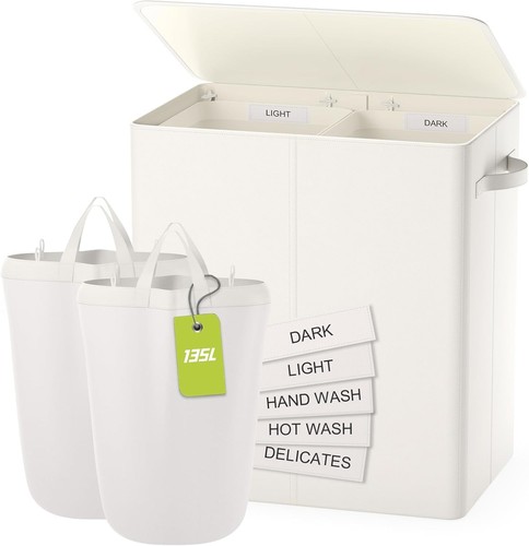 Laundry basket with - with, 135l