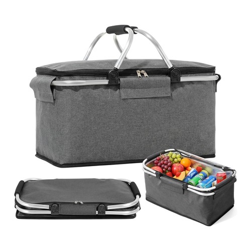 Folding shopping basket 18l - shopping, basket,