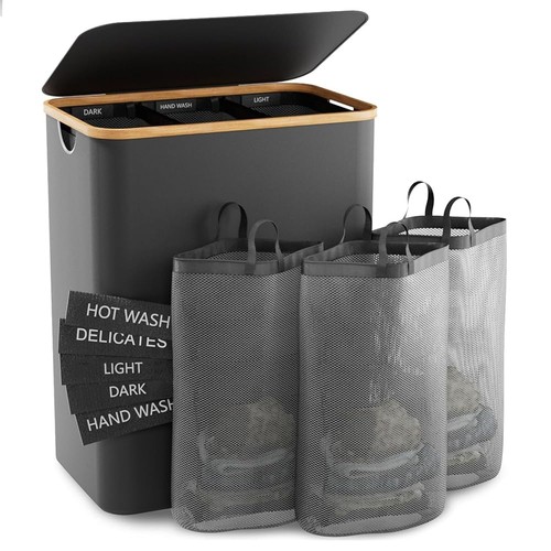 Laundry basket with lid - basket,
