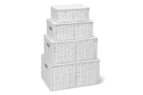 Storage basket with lid and - basket,