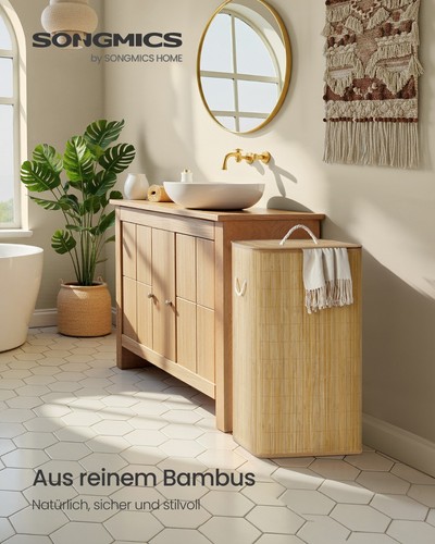 Songmics wäschekorb mit - wäschekorb,
