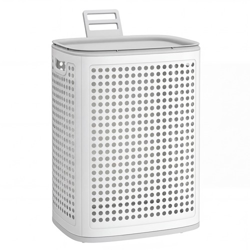 Laundry basket with lid 75l - with, lid,