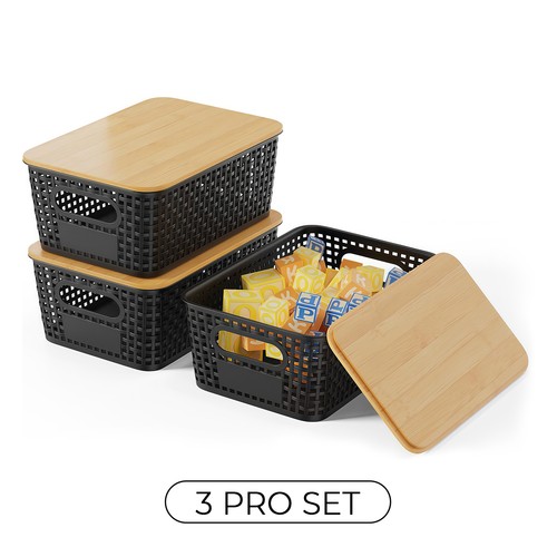 6er set aufbewahrungskorb - set,