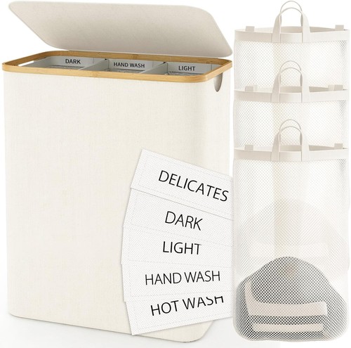 Laundry basket with lid 160l - laundry,