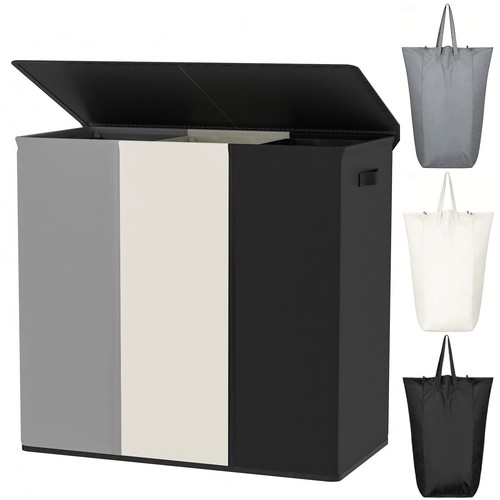 Laundry basket with lid 180l - laundry,